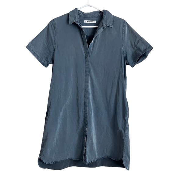 Norse Projects Dresses & Skirts - Norse Projects Dida Denim Shirt Dress Short Sleeve Blue Relaxed Casual Womens 38